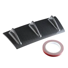 ABS3 крыло плавник акулы шасси дефлектор потока 35,5 см углеродного волокна шаблон автомобиля универсальный задний бампер после спойлера