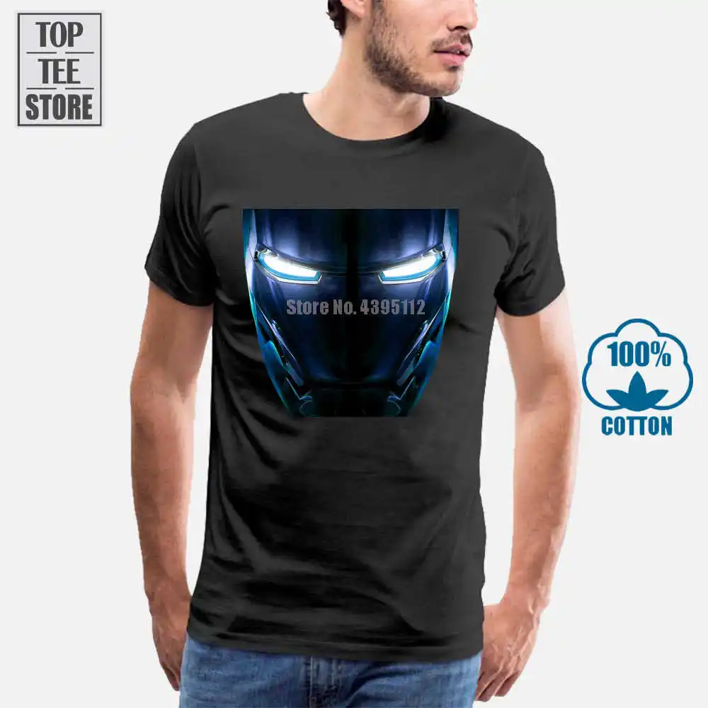 Mark Ii Armor Eyes T Shirt Tony Stark Iron Arc Reactor Sign Iii 3 Man | Мужская одежда