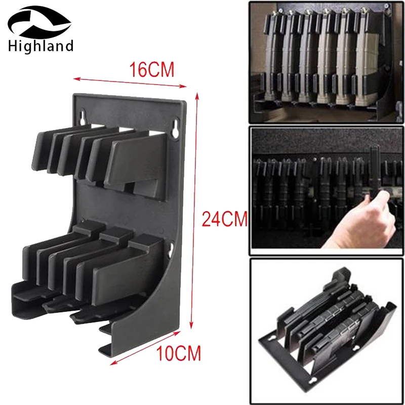 

Black Tactical Mags MAG Pouch Rack Magazine Storage Holder for 30 Round AR15 5.56 .223 Caliber Airsoft Hunting