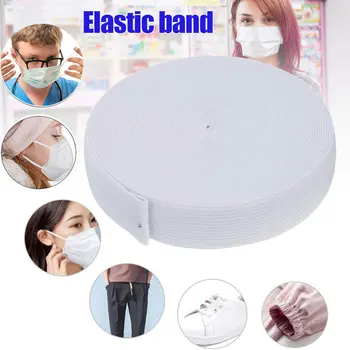 

40m Elastic Band Cord for Sewing Adjustable Stretch String Braided Elastic Band with Holes GQ