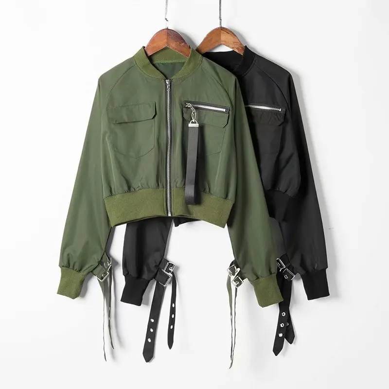 

2018 Autumn New Style Europe And America Street Snap Fashion Short Loose-Fit Slimming Jacket Coat 014242