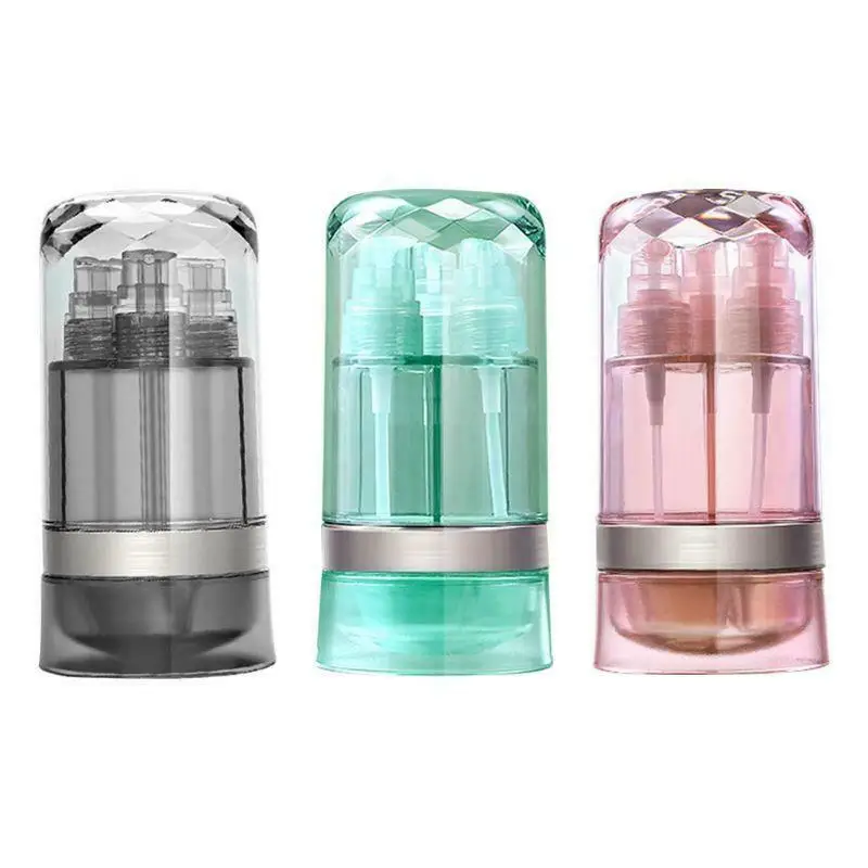 

New Portable Silicone Refillable Travel Bottle Packaging Press Machine Lotion Hand Sanitizer Shampoo Cosmetic Squeeze Container