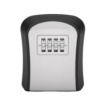 Key Lock Box Wall Mounted Key Safe Box Weatherproof 4 Digit Combination Key Storage Lock Box Indoor Outdoor 1