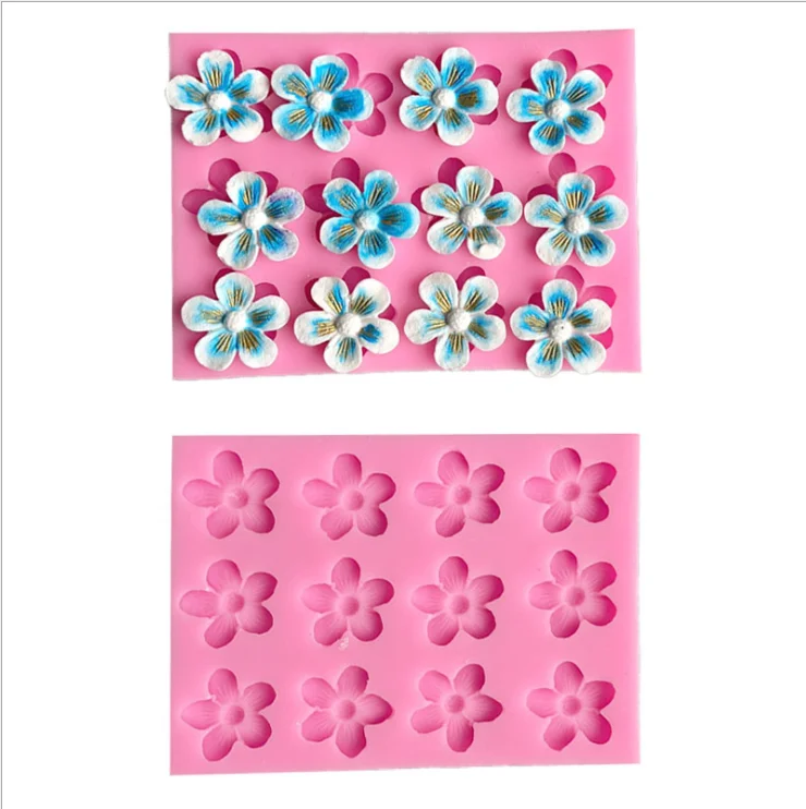 Aouke 3*4 силиконовая форма для мыла в форме цветка вишни сделай сам торта