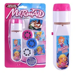 Cute Cartoon Nighttime Projection Flashlight for Kids - Fun and Educational Bedtime Toy (TY06)