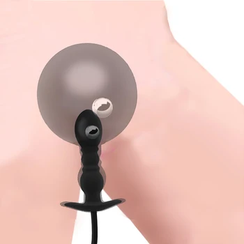 Inflatable Dildo Penis Pump Big Anal Plug Adult Sex Toys Women Men Gay Realistic Dildos Vaginal Butt Stimulation Masturbator 3