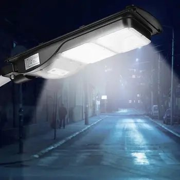 

Solar Powered 60W 120LED Wall Light Sensor Sconce Lamp with Remote Control for Road Corridor