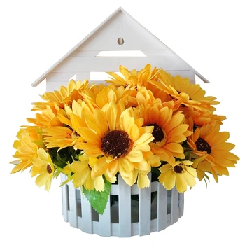 

Pastoral Simulation flowerpot wall decors pendant creative home decor accessories indoor hanging Mini garden decoration ornament