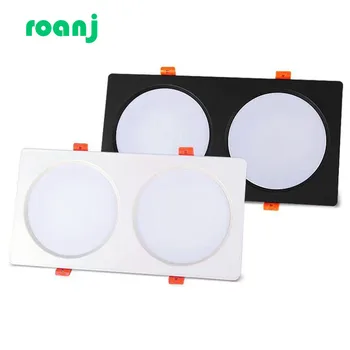 

Dimmable Slim Square LED Downlight Spotlight Ceiling Light 6W10W14W18W24W110V 220V Recessed Downlight LED Panel Light Grid Light