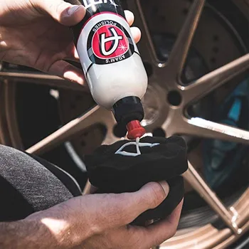 

Professional Automotive Car Wheel Washer Tyre Tire Dressing Tools Hex Grip Applicator Handheld Tire Waxing Sponge