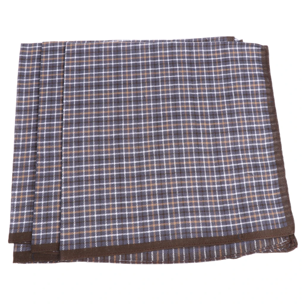12pcs Assorted Fashion Handkerchief Men Woven Cotton 100% Square Hankies Lot 43 x 43 cm