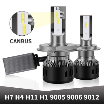 

2Pcs Canbus LED Headlight H7 H4 H1 H3 H11 H8 H9 9005 HB3 9006 HB4 9012 Turbo 1860 Chip Hi-Lo Beam 9800LM Auto Lamp
