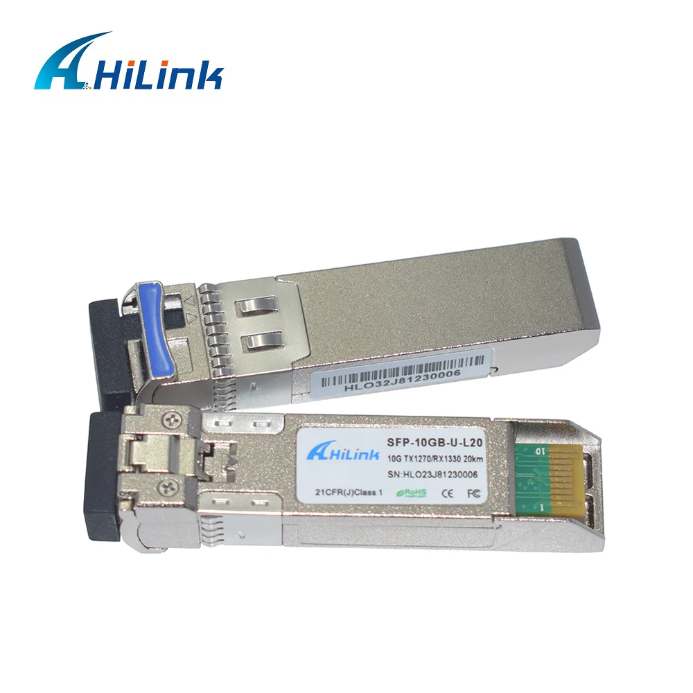 (1 20 пар) 10G SFP + BIDI Tx1330nm/Rx1270 Tx1270nm/Rx1330nm 20km трансиверы оптоволоконный модуль|sfp optical