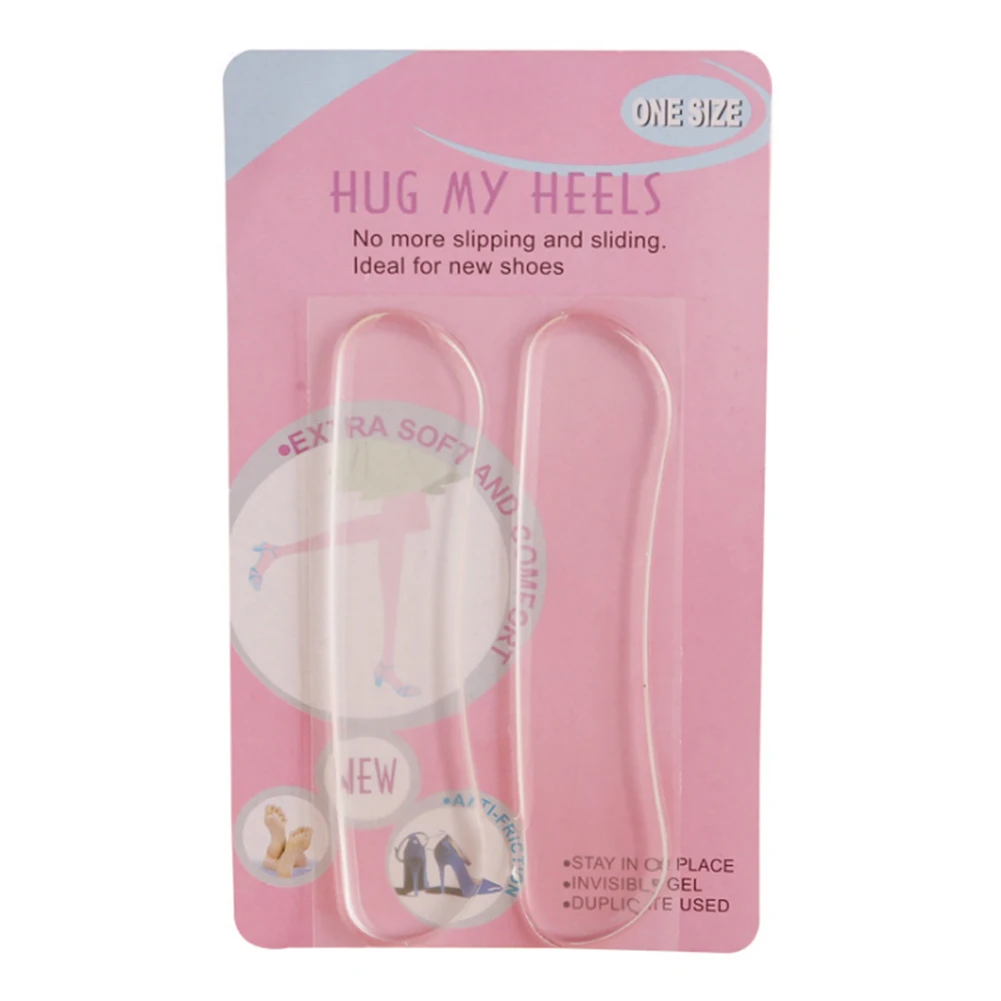 Silicone Gel Heel Protector Soft Cushion Protector Foot feet Care Shoe Insert Pad Insole Shoes Accessories Insoles for Shoes