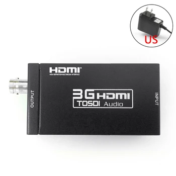 

Durable Extender Mini 3G SDI HDMI Converter Easy Operation Power Coaxial Cable Accessories Full HD Adapter 1080P Video Audio