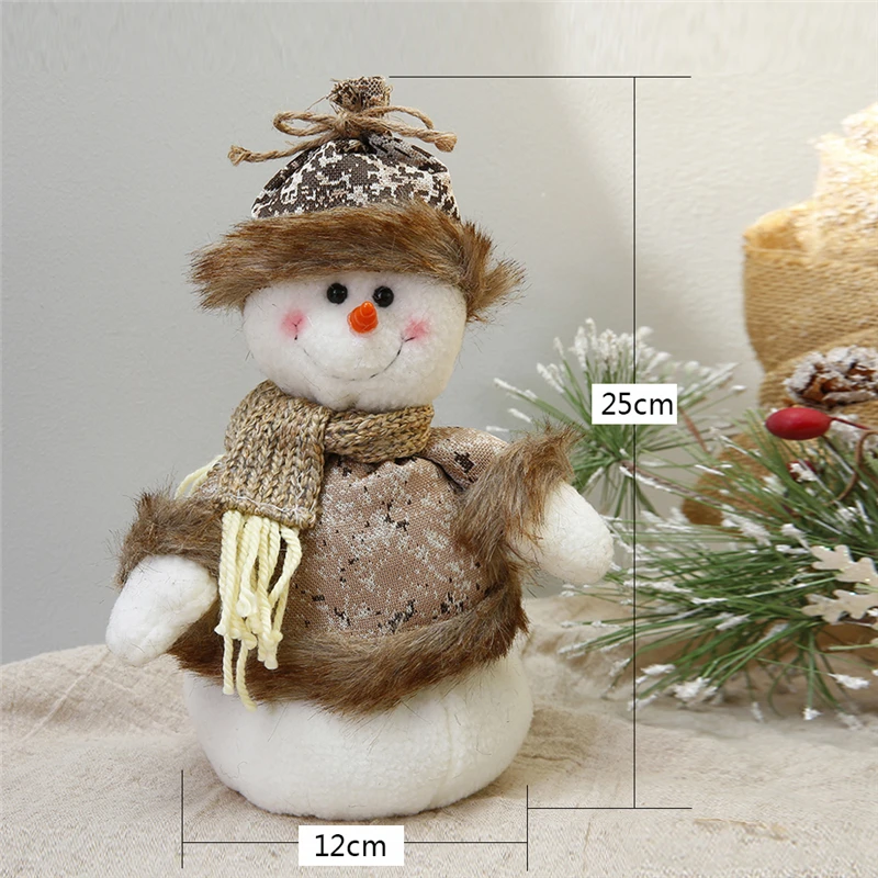 Snowman Рождественская Подарочная коробка для конфет, Санта Клаус, снеговик, рождественские украшения для дома, новогодние подарочные пакеты - Цвет: Snowman