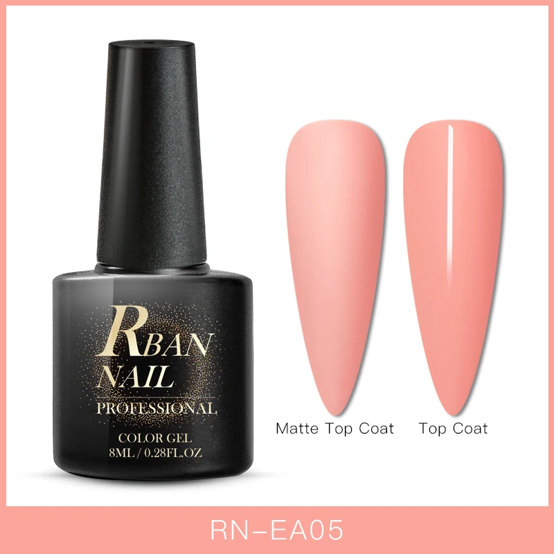 AAS07808 RBAN NAIL 8 мл УФ-гель для дизайна ногтей матовое верхнее покрытие лак для ногтей полуперманентный замачиваемый гель лак для ногтей гель-краска маникюрный лак - Цвет: AAS07808