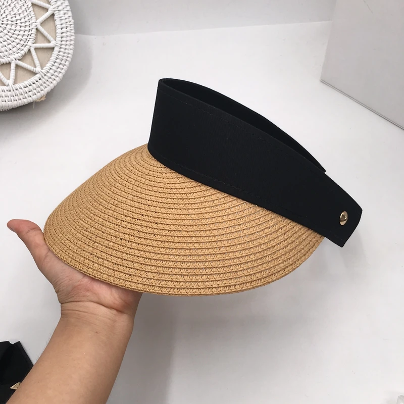 Straw hat with no top Clearance