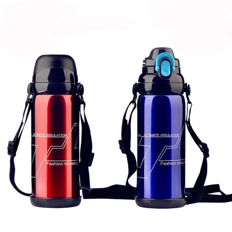 800ML Vacuum Flask Thermoses 5 Color Stainless Steel Insulated Thermos Bottle Sport Travel thermos bottle Water cup