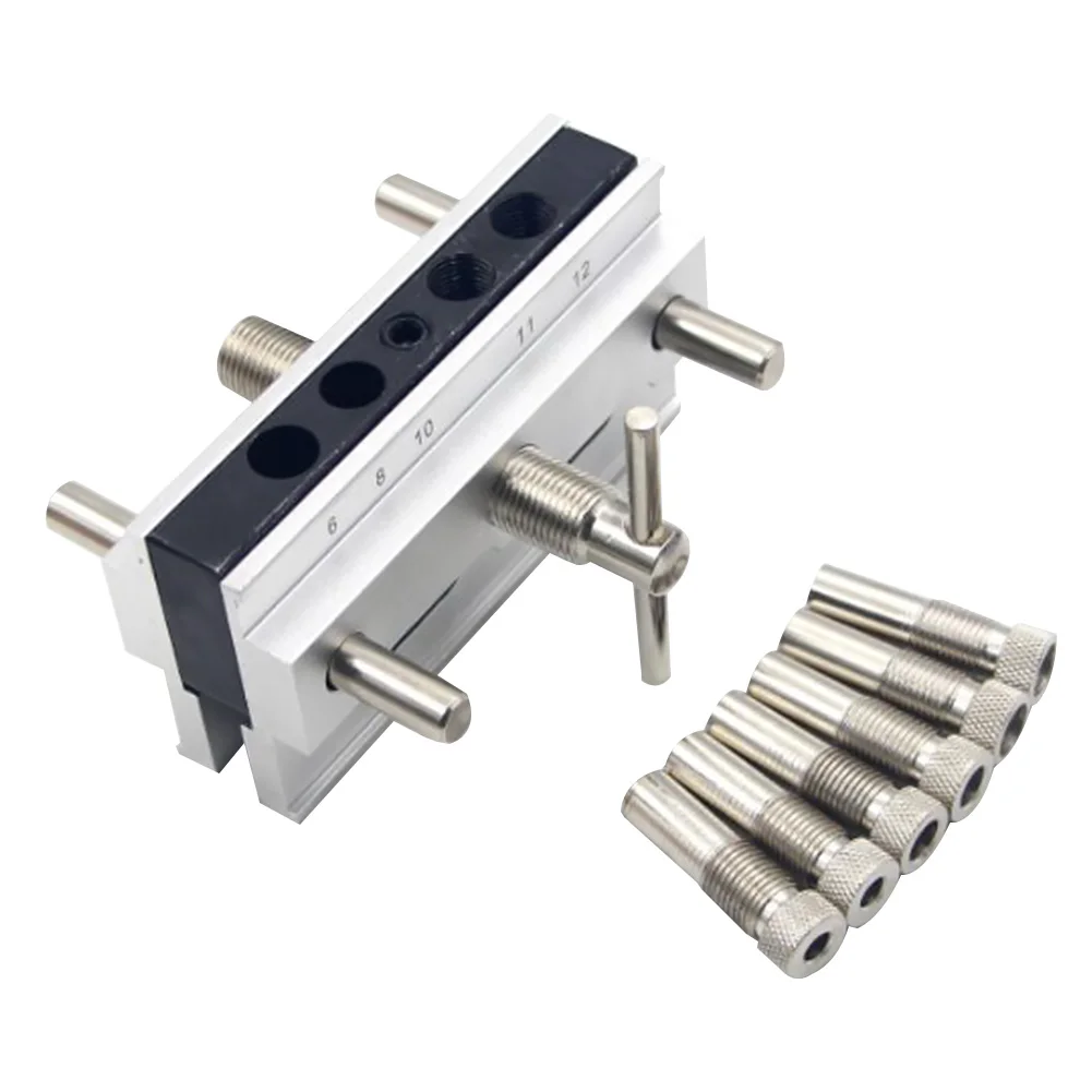 

Positioning Carpentry Guide Drill Bushings Tools Accessories Self Centering Puncher Pocket Hole Woodworking Locator Jig Set