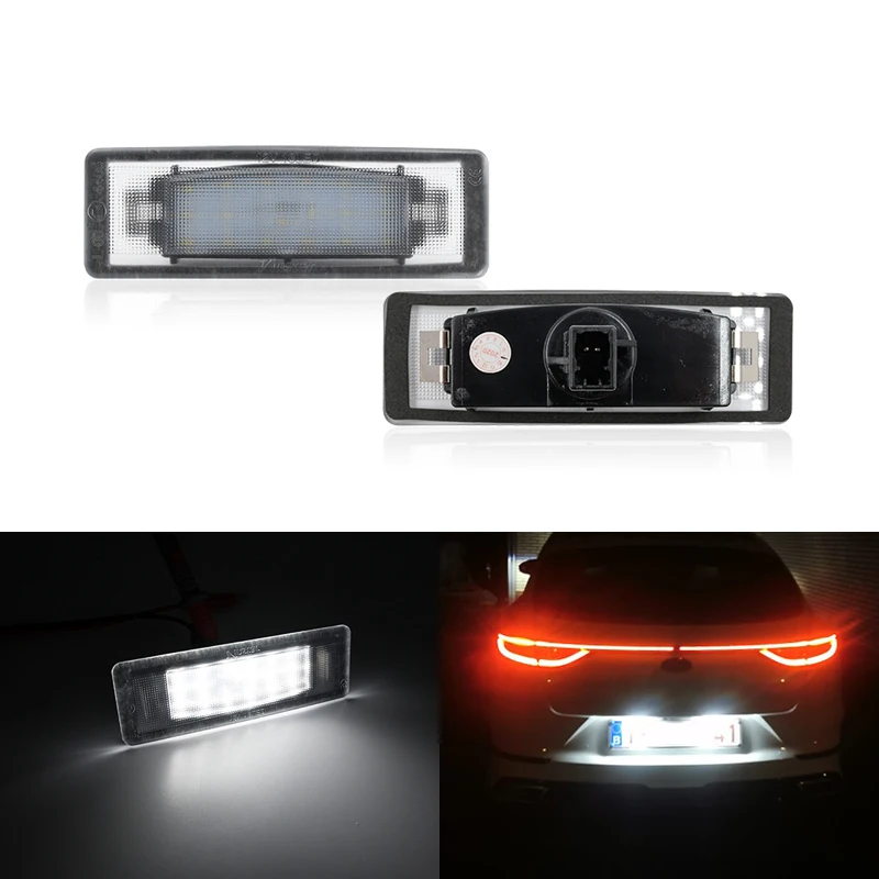 Подходит для Kia Cadenza Premium Optima Hybrid K2/K3/K5 18-SMD Canbus Led подсветка номерного знака |
