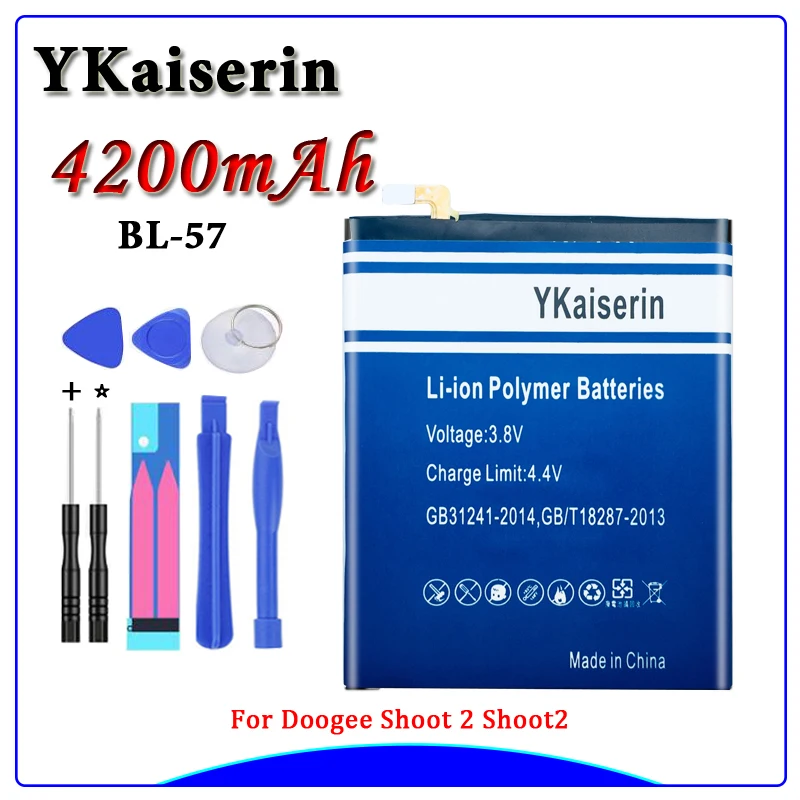 Новая Bl-57 батарея Для Doogee Shoot 2 Shoot2 Замена 4200mAh части смартфона Bateria Batterie Baterij