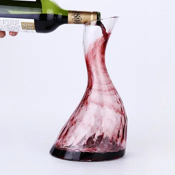 

New arrival Creative S-shaped Swan Lead-free Crystal Glass Wine decanter Red wine decanter glass decanter for home decorations