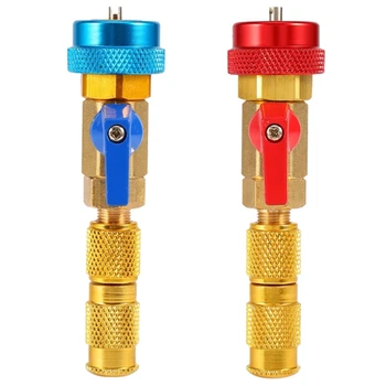 

Car Air Conditioning Valve Core R134A Quick Remover Installer Low Pressure Refrigerant Freon Adapter Kit Valve Core Remover Tool