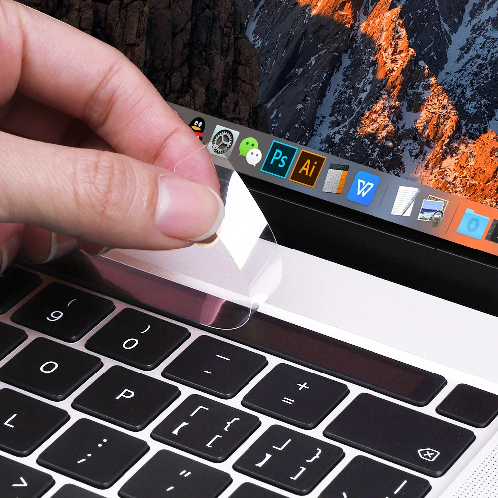 Touch Bar Clear Film Protecror Skin Sticker for 2020 MacBook Pro 13 inch  A2338 M1 A2289 A2251 Scratches Ultra Screen Anti Glare|Laptop Skins| -  AliExpress