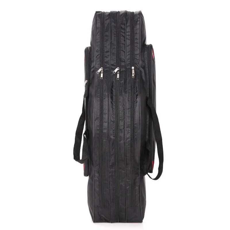 

Fishing Rod Bag Three Layer Steel Wire Fishing Bag Canvas Fishing Rod Bag