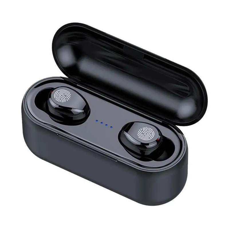 Bluetooth V5.0 Беспроводная гарнитура наушники-вкладыши с шумоподавлением 8D стерео HD звонки спортивные наушники для бега - Цвет: as picture