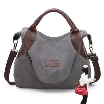 

Canvas Women Handbags Korean Style Shoulder Bags Crossbody For Woman 2020 Classic Canvas Hand Bag