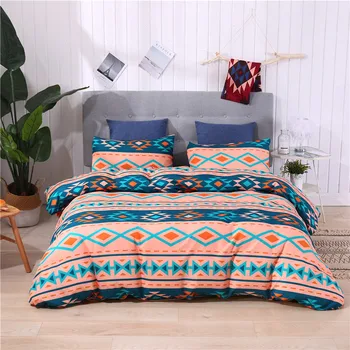 

Geometry Bedding Set With Pillowcase Nordic Duvet Cover Sets 3pcs Bed Linen Queen King Size Comforter Quilt Covers Bedclothes