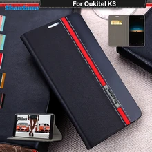 Для Oukitel K3 чехол Роскошный кожаный флип-чехол для Oukitel K3 силиконовая Мягкая задняя крышка бизнес кошелек чехол для телефона