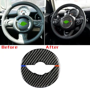 

Car Steering Wheel Emblem Cover Sticker ABS Plastic For Mini Cooper F55 F56 F60 Car Styling Accessories