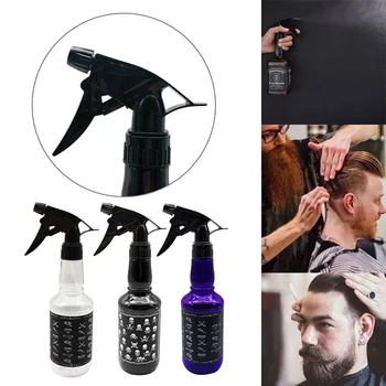 

390ml Vintage Hairdressing Round Spray Bottle For Salon Barber Hair Tools Water Sprayer ABS material durable