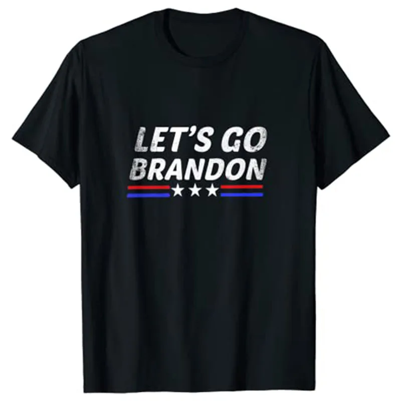 Let'S Go Branson American Biker Usa Flag T-Shirt Abbigliamento Uomo