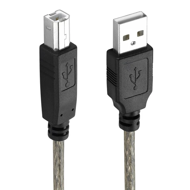 Cable USB 2.0 AM/BM 3m Negro