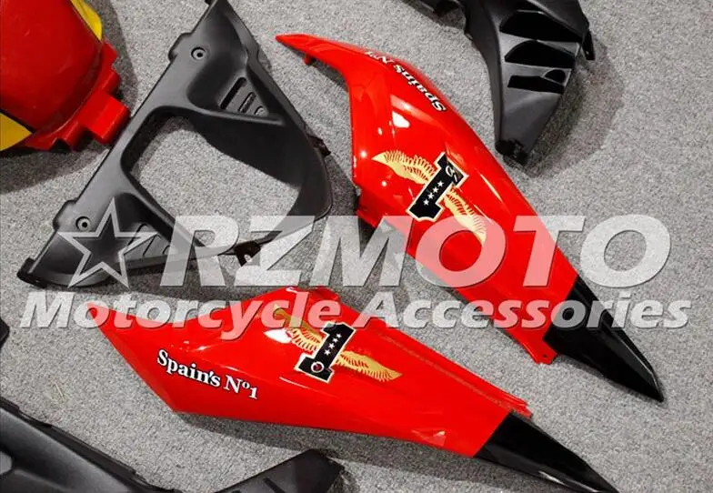 4 подарки ABS впрыск набор подходит для Aprilia RS125 06 07 08 09 10 11 RS4 РСВ 125 2006 2011 Обтекатели Пользовательские красный