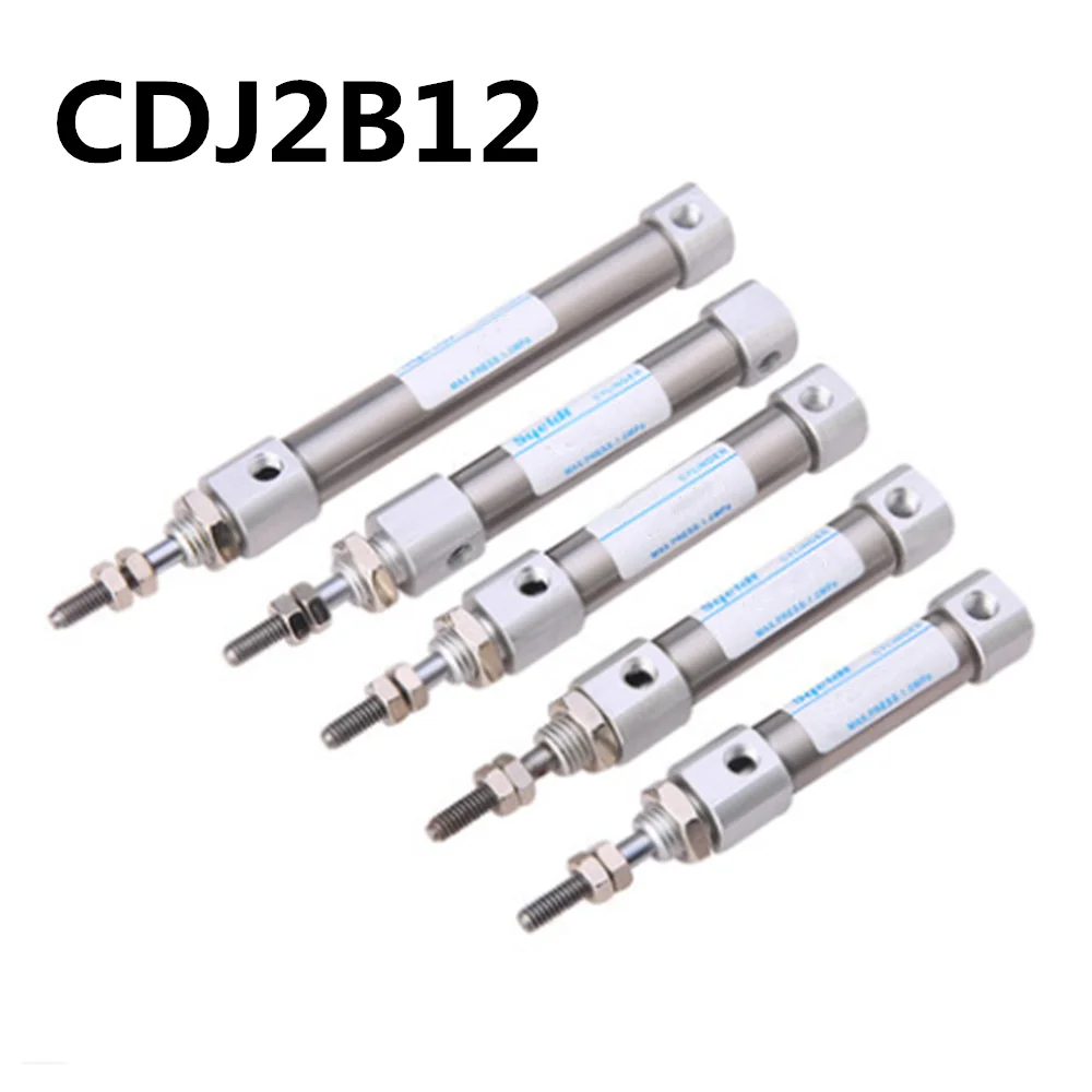 CDJ2B Type Mini Pneumatic Air Cylinder Double Acting Single Rod 12mm Bore 10~150mm Stroke CDJ2B12 | Обустройство дома