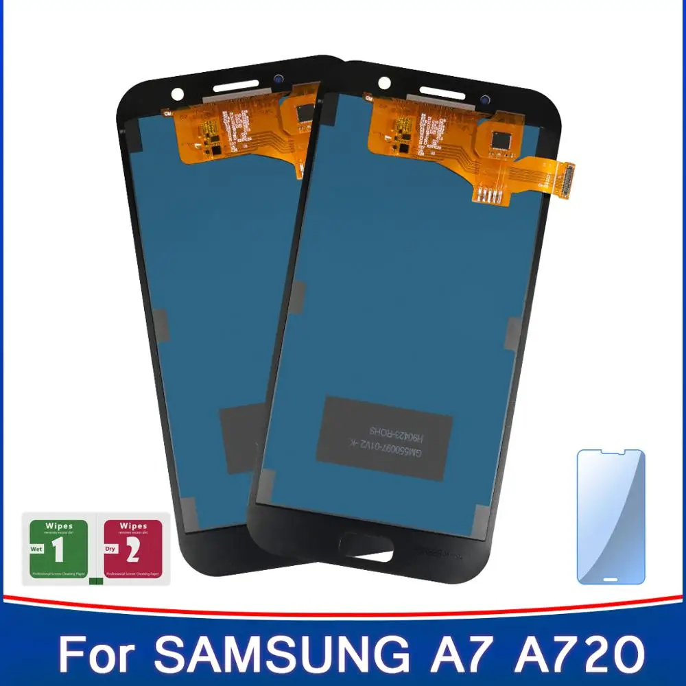 Дисплей для Samsung Galaxy A7 Super TFT LCD 2017 A720M A720Y SM A720F A720FD A720 ЖК дисплей с сенсорным