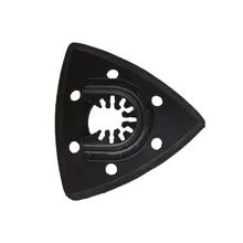 1pc 93mm multitool reciprocating lâmina de serra nivelado triangular almofada de lixar oscilação lâmina de serra para fein para makita