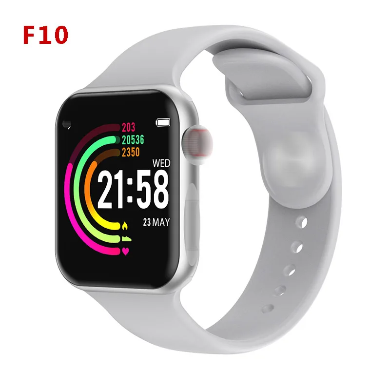 F10 white W34 Bluetooth умные часы циферблат вызов ответ Smartwatch сердечного ритма ЭКГ монитор фитнес-трекер для Iphone Xiaomi PK IWO 8 IWO 9 - Цвет: F10 white