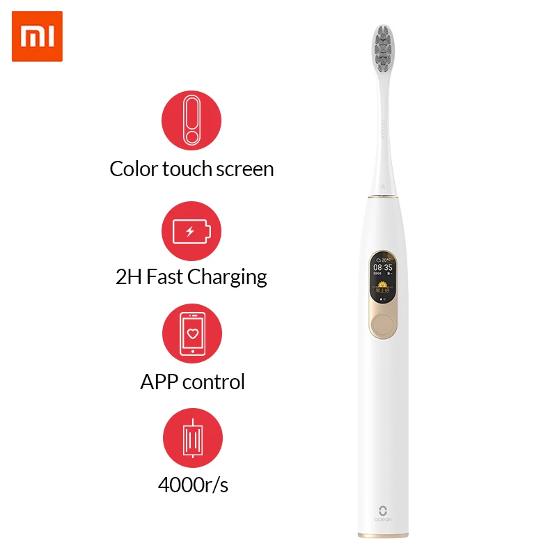 

Global Version mijia Oclean X Sonic Electric Toothbrush Adult Waterproof Ultrasonic automatic Fast Charging Tooth Brush