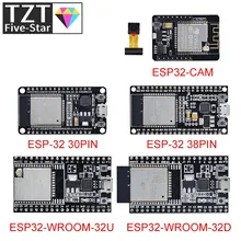 1 pces esp32 placa de desenvolvimento wifi + bluetooth ultra-baixo consumo de energia núcleo duplo ESP-32 ESP-32S esp 32 ESP32-CAM ESP-WROOM-32