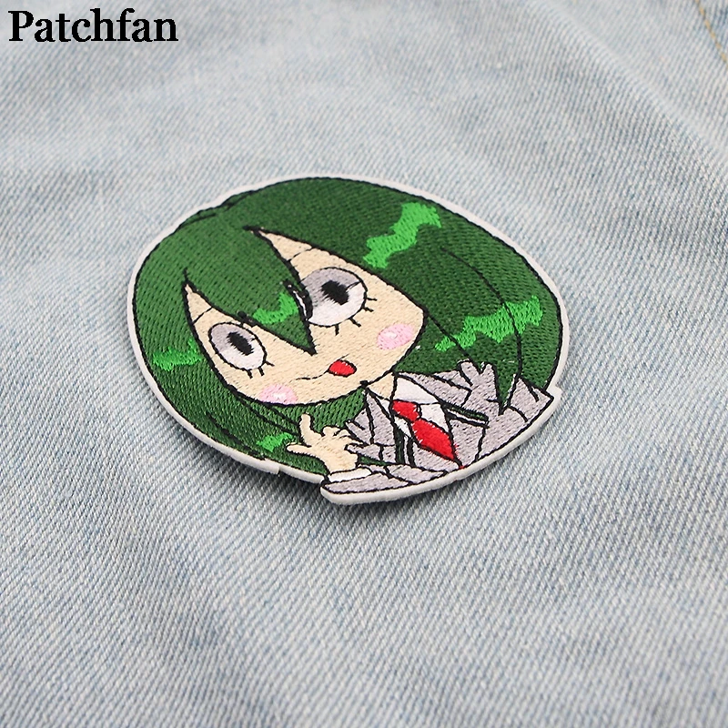 20 шт./партия, Patchfan, My hero Academy, нашивки из мультфильма, одежда с вышивкой, аксессуары для лоскутного шитья, значки,, A2336