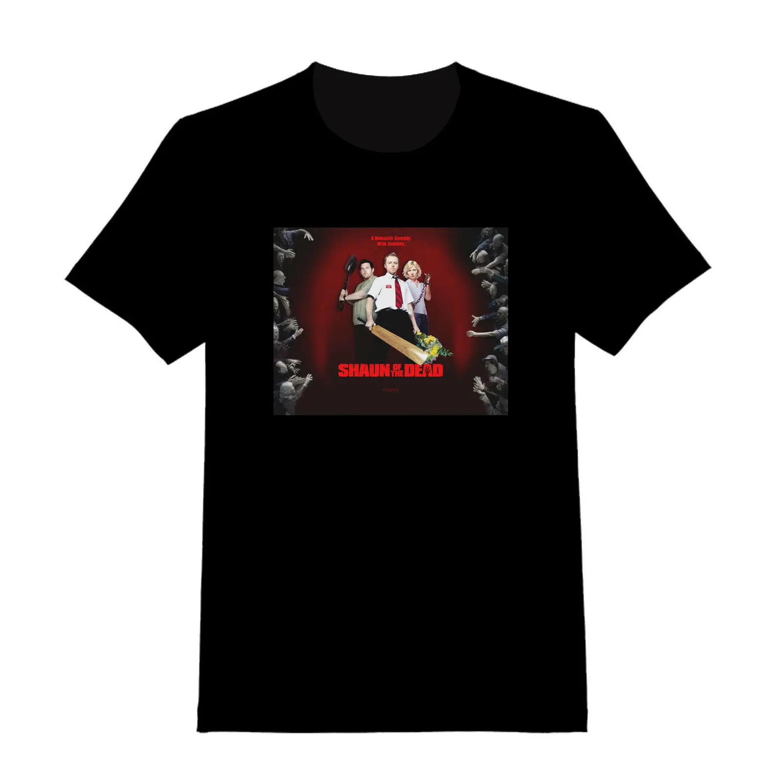 Shaun of the Dead #2 - Custom T-Shirt (081) Short Sleeve Cheap Sale Cotton T Shirt |