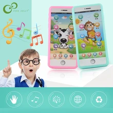 Детский многофункциональный имитированный мобильный телефон с сенсорным экраном музыкальная история поэтические детские игрушки пазл ранний обучающая игрушка подарок ZXH