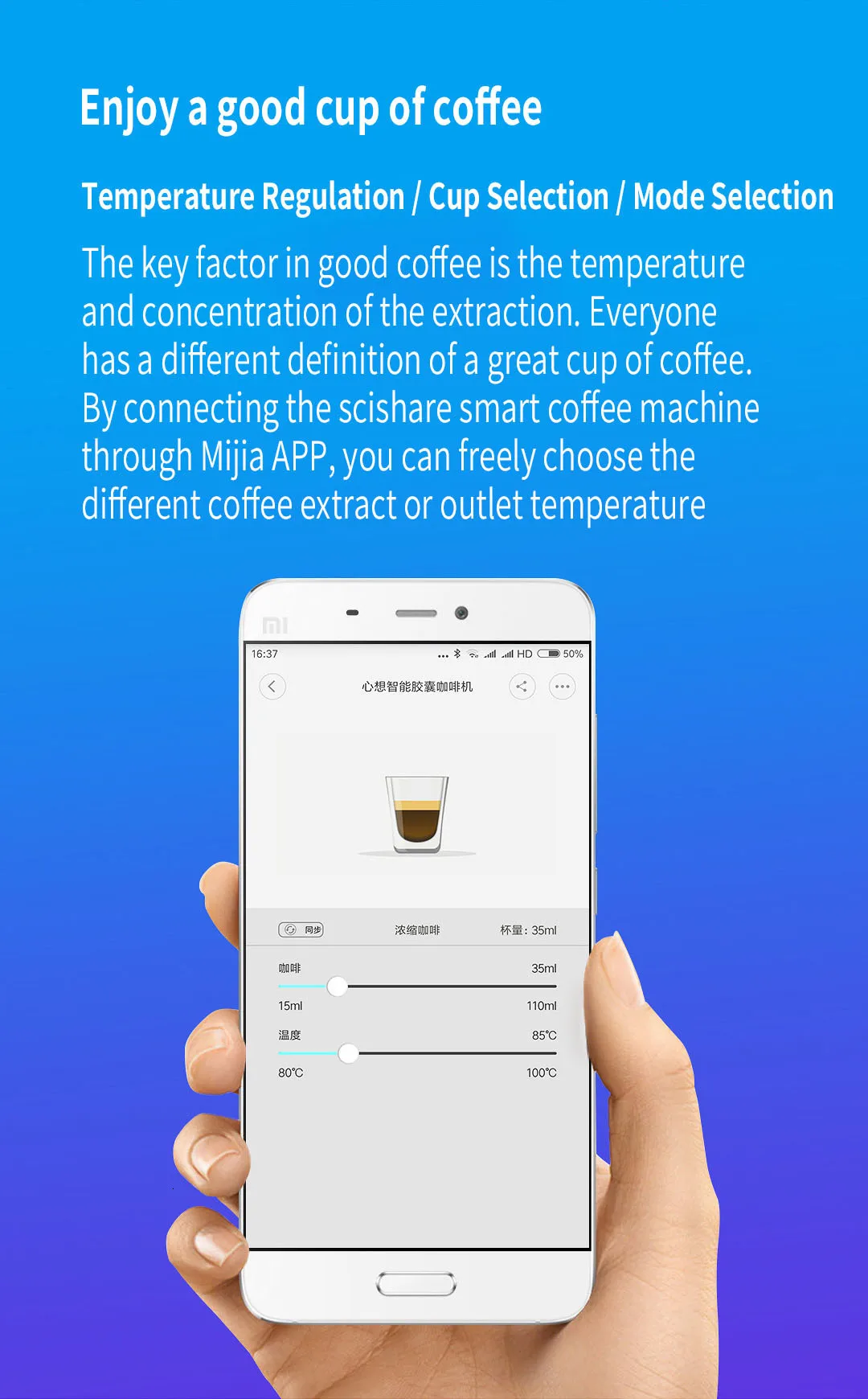 Xiaomi Mijia SCISHARE Умная Автоматическая Капсульная кофемашина, электрическая Кофеварка, чайник с управлением приложением