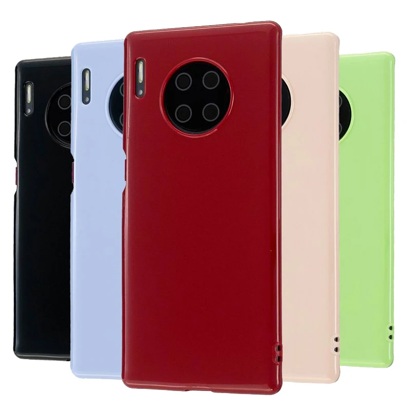 Ультратонкий Модный мягкий чехол-накладка из ТПУ для Huawei P30 Pro Lite P20 P8 lite 2017 Mate 10/20 30
